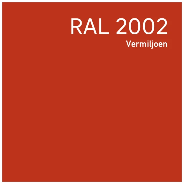 RAL 2002 Vermiljoen