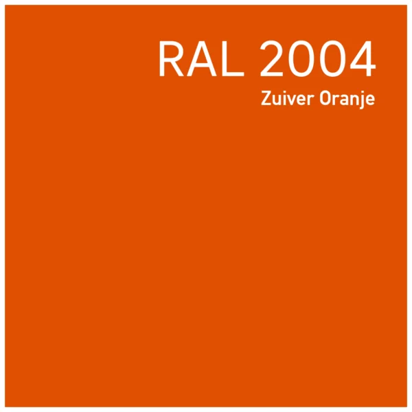 RAL 2004 Zuiver Oranje