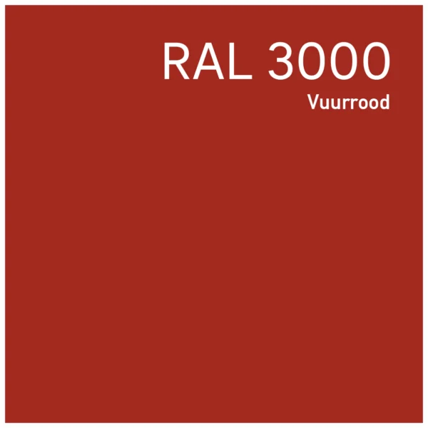 RAL 3000 Vuurrood