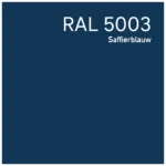 RAL 5003 Saffierblauw