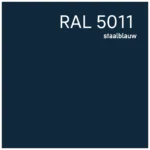 RAL 5011 Staalblauw