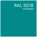 RAL 5018 Turkooisblauw