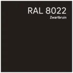 RAL 8022 Zwartbruin