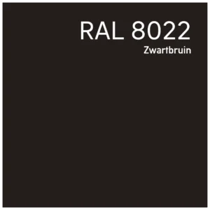 RAL 8022 Zwartbruin
