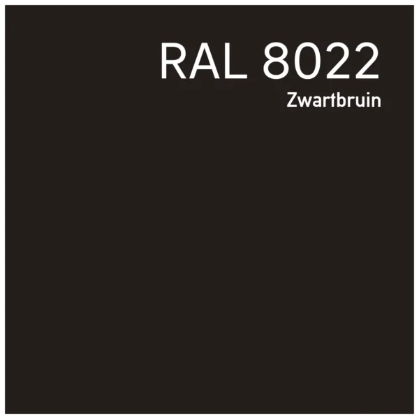 RAL 8022 Zwartbruin