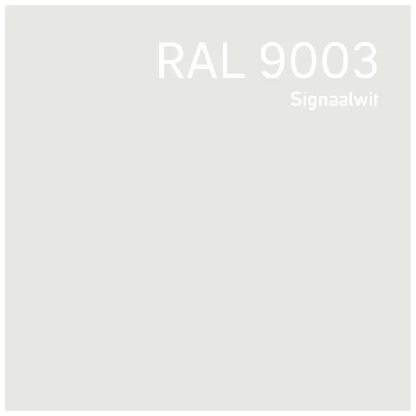 RAL 9003 signaalwit