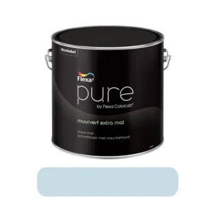 Flexa Pure Muurverf Extra Mat (Marrakesh Nuanceblau, flexa) 2,5L. | Verfplaza