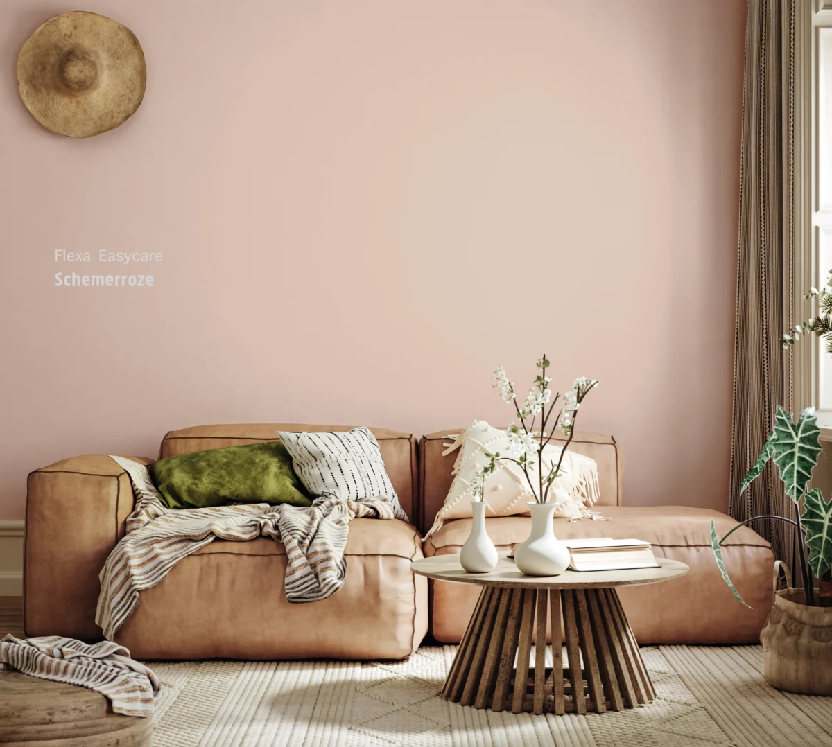 Flexa Schemerroze voorbeeld