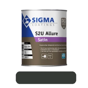 Sigma S2U Allure Satin (New Black, Paint & Paper Library ) 1L. | Verfplaza