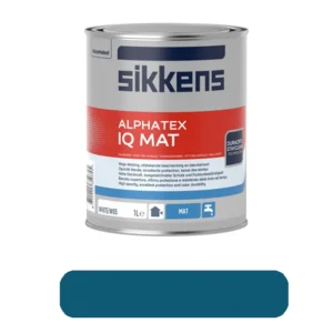 Sikkens Alphatex IQ Mat (RAL 5009 Azuurblauw) 1L.| Verfplaza
