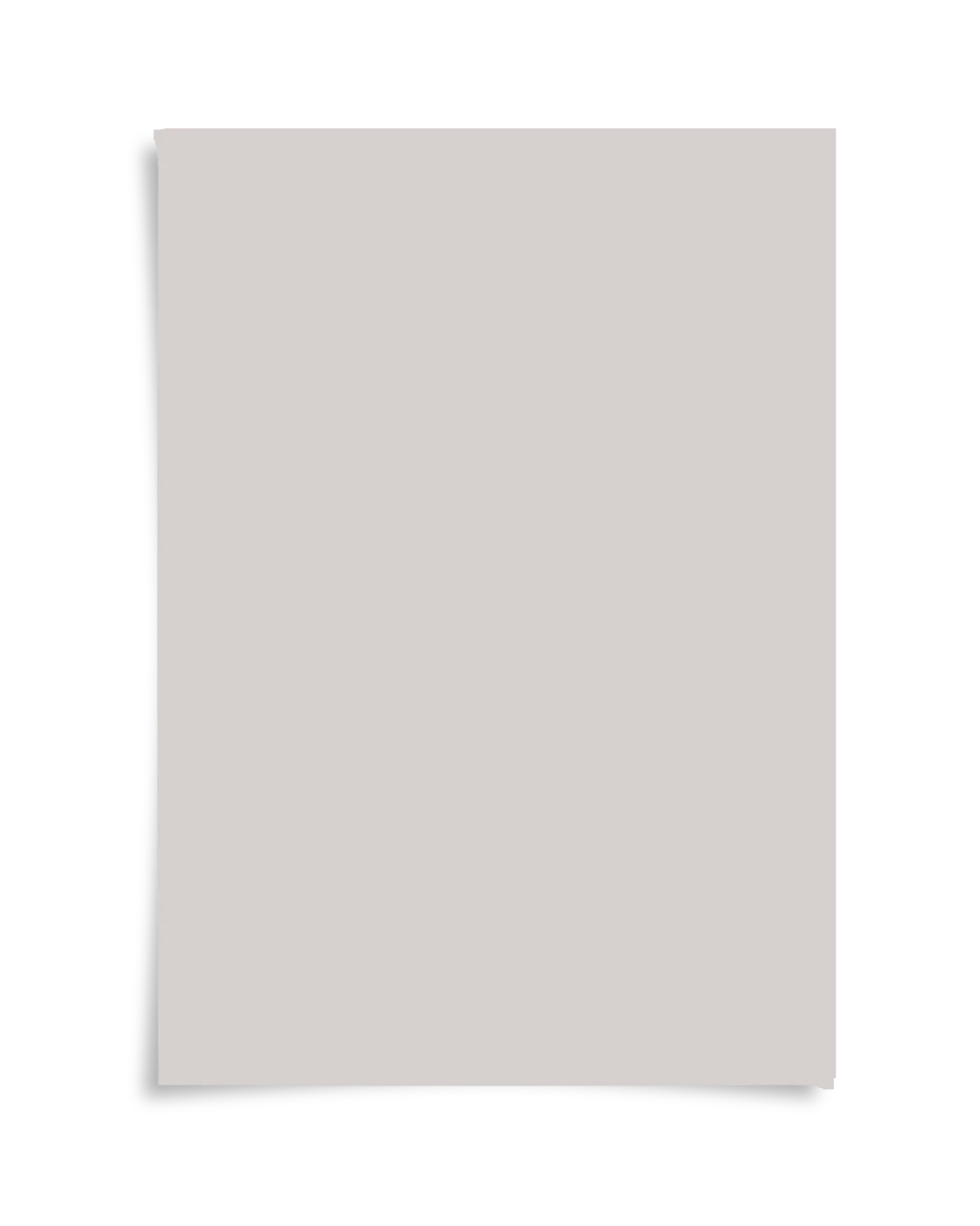 Gentle Taupe kleurstaal A4