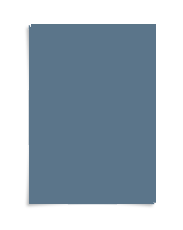 Real Indigo kleurstaal A4