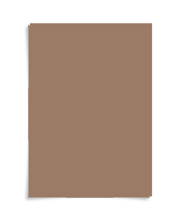 Real Umber kleurstaal A4